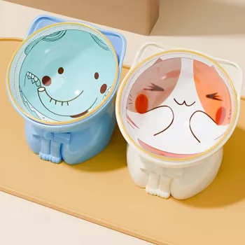 Elevated Ceramic Cat Bowl: Wide, Stable, Less Mess